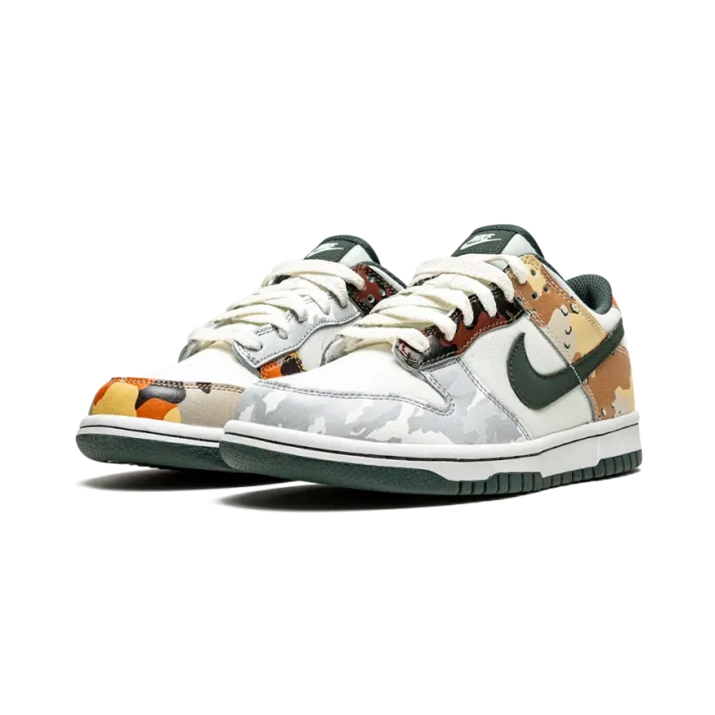 Nike Dunk Low GS Sail Multi-Camo Grade School