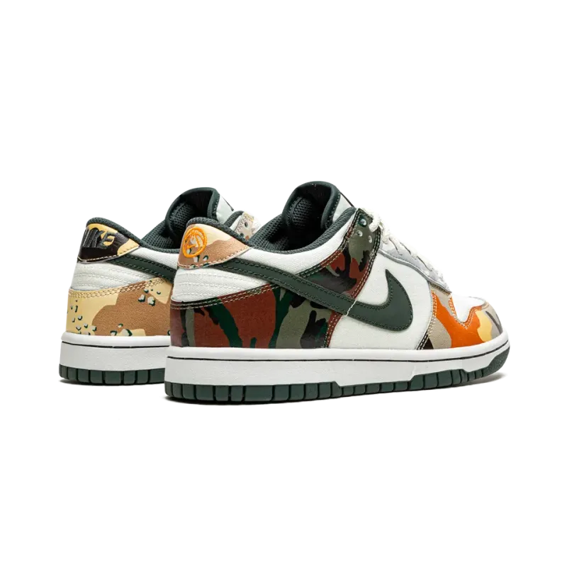 Nike Dunk Low GS Sail Multi-Camo Grade School