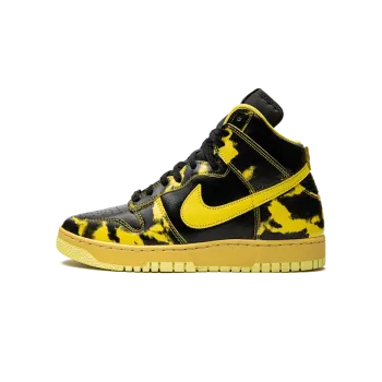Nike Dunk High 1985 Yellow Acid Wash Mens