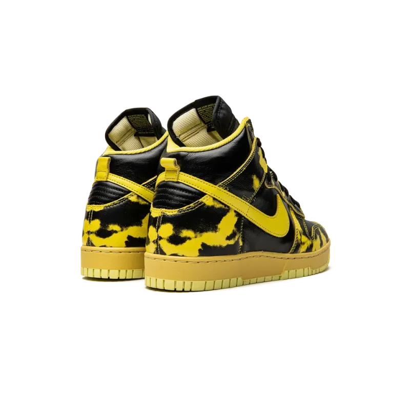 Nike Dunk High 1985 Yellow Acid Wash Mens