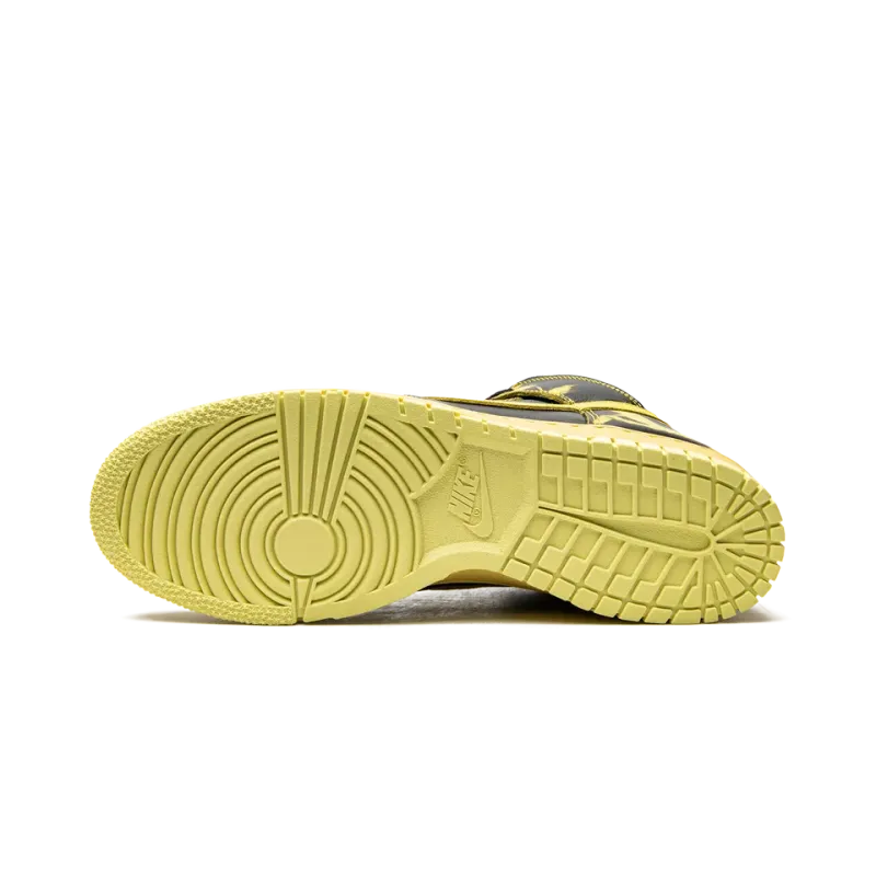 Nike Dunk High 1985 Yellow Acid Wash Mens