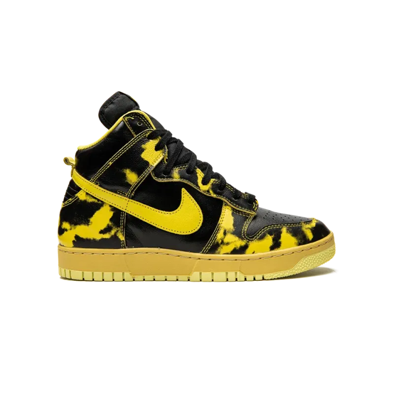Nike Dunk High 1985 Yellow Acid Wash Mens
