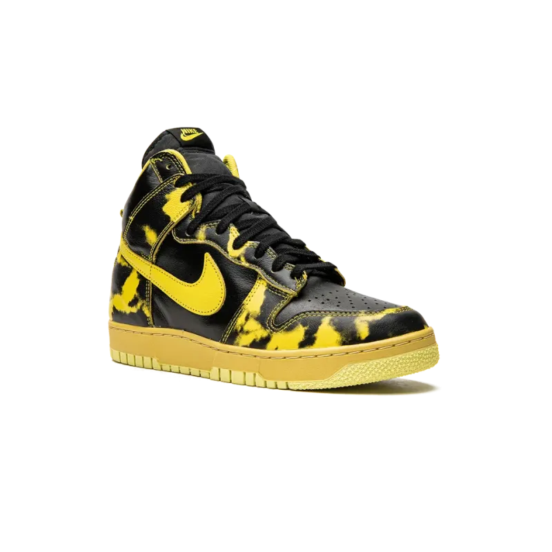 Nike Dunk High 1985 Yellow Acid Wash Mens