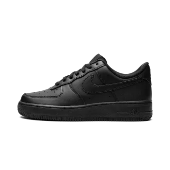 Nike AIR FORCE 1 LO '07 MNS WMNS Triple Black Womens