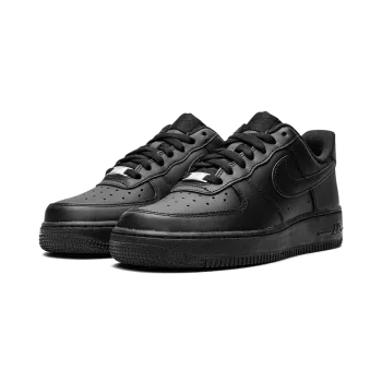 Nike AIR FORCE 1 LO '07 MNS WMNS Triple Black Womens