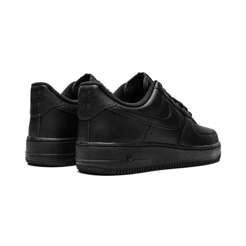 Nike AIR FORCE 1 LO '07 MNS WMNS Triple Black Womens