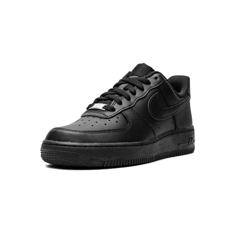 Nike AIR FORCE 1 LO '07 MNS WMNS Triple Black Womens
