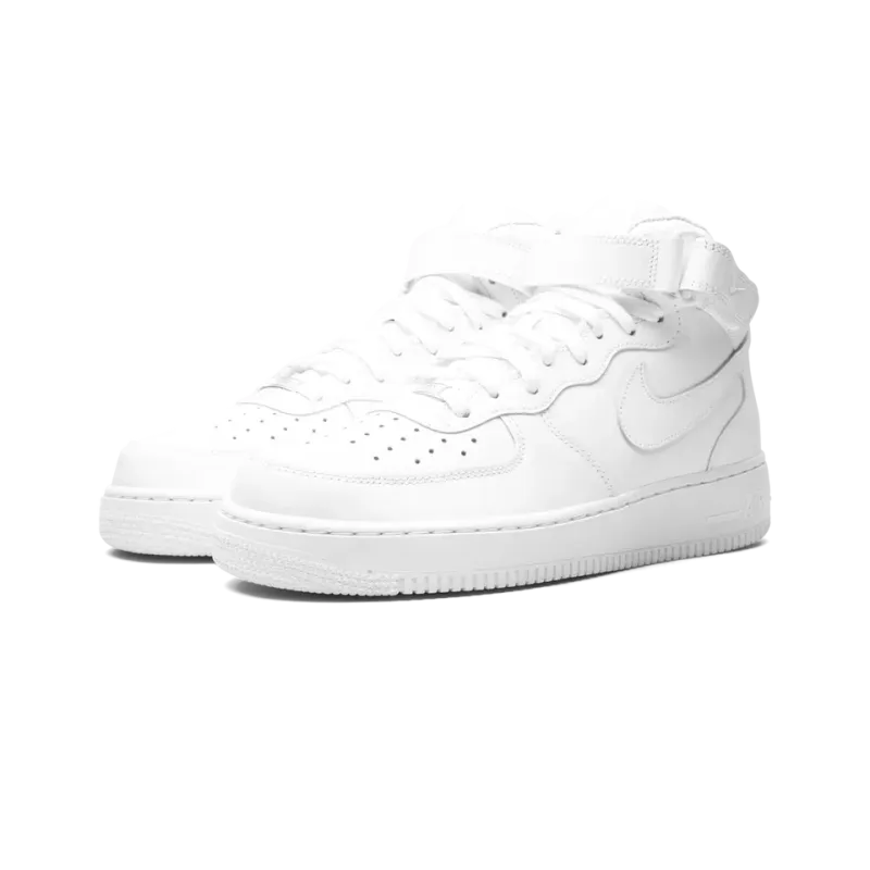 Nike Air Force 1 Mid '07 Triple White Mens