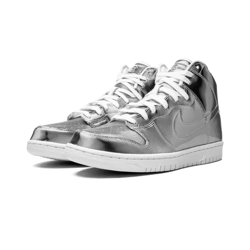 Nike Dunk High Clot - Metallic Silver Mens