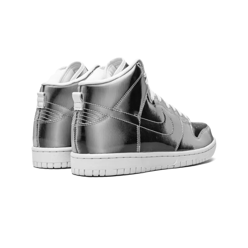 Nike Dunk High Clot - Metallic Silver Mens