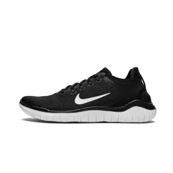 Nike Free RN 2018 Black White Mens
