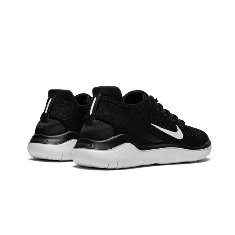 Nike Free RN 2018 Black White Mens