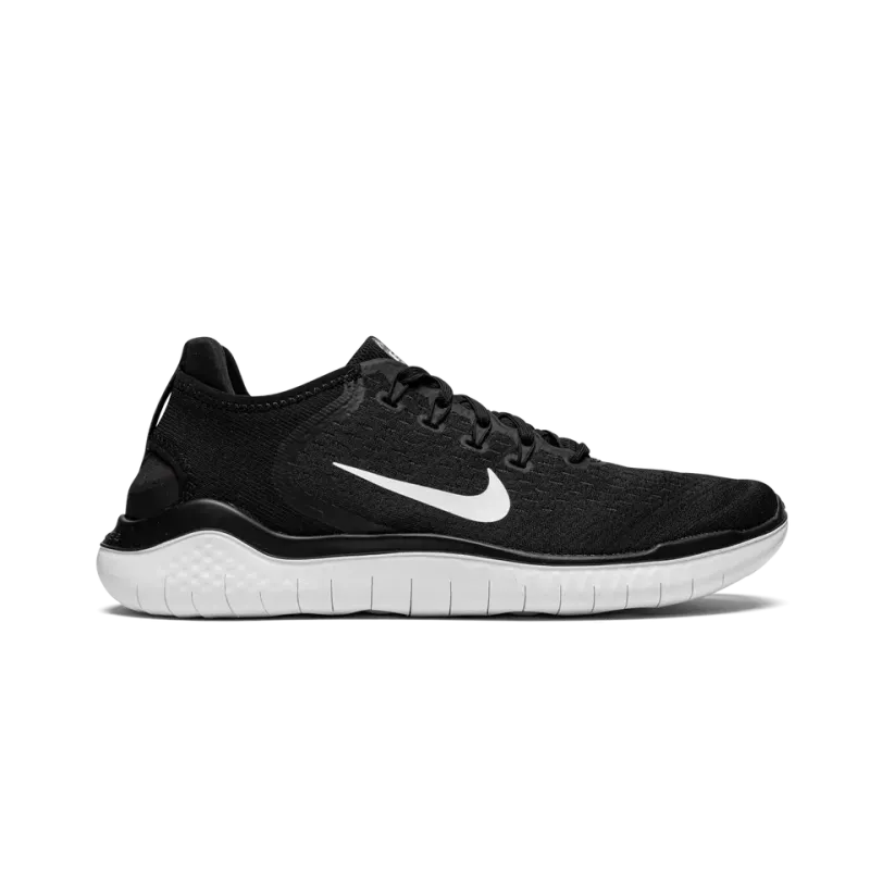 Nike Free RN 2018 Black White Mens