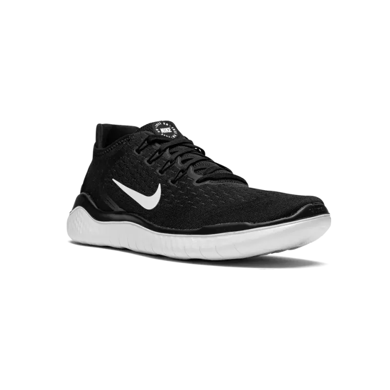 Nike Free RN 2018 Black White Mens