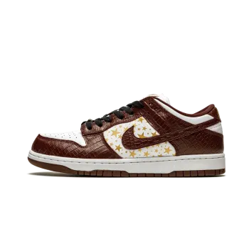 Nike SB Dunk Low Supreme - Stars - Barkroot Brown Mens
