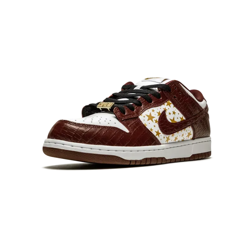 Nike SB Dunk Low Supreme - Stars - Barkroot Brown Mens