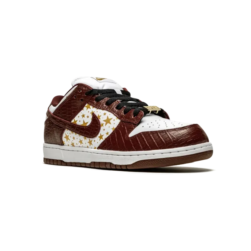 Nike SB Dunk Low Supreme - Stars - Barkroot Brown Mens