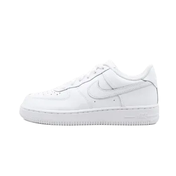Nike Force 1 (PS) White on White Pre School