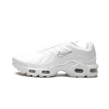 Nike Air Max Plus GS Triple White Grade School