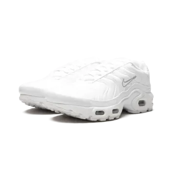 Nike Air Max Plus GS Triple White Grade School