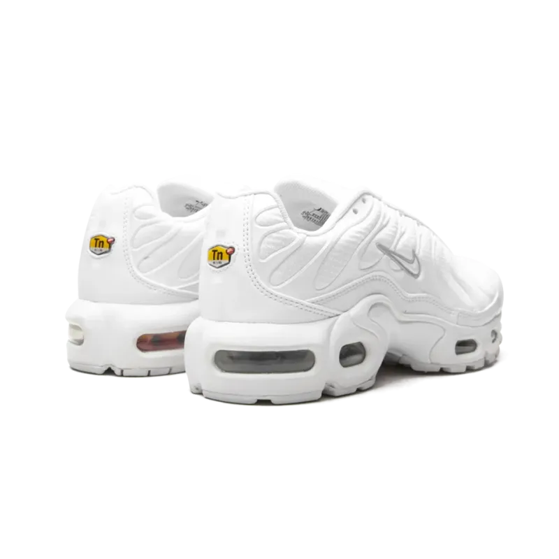 Nike Air Max Plus GS Triple White Grade School