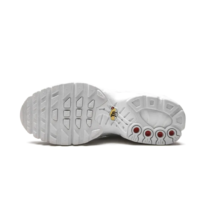 Nike Air Max Plus GS Triple White Grade School