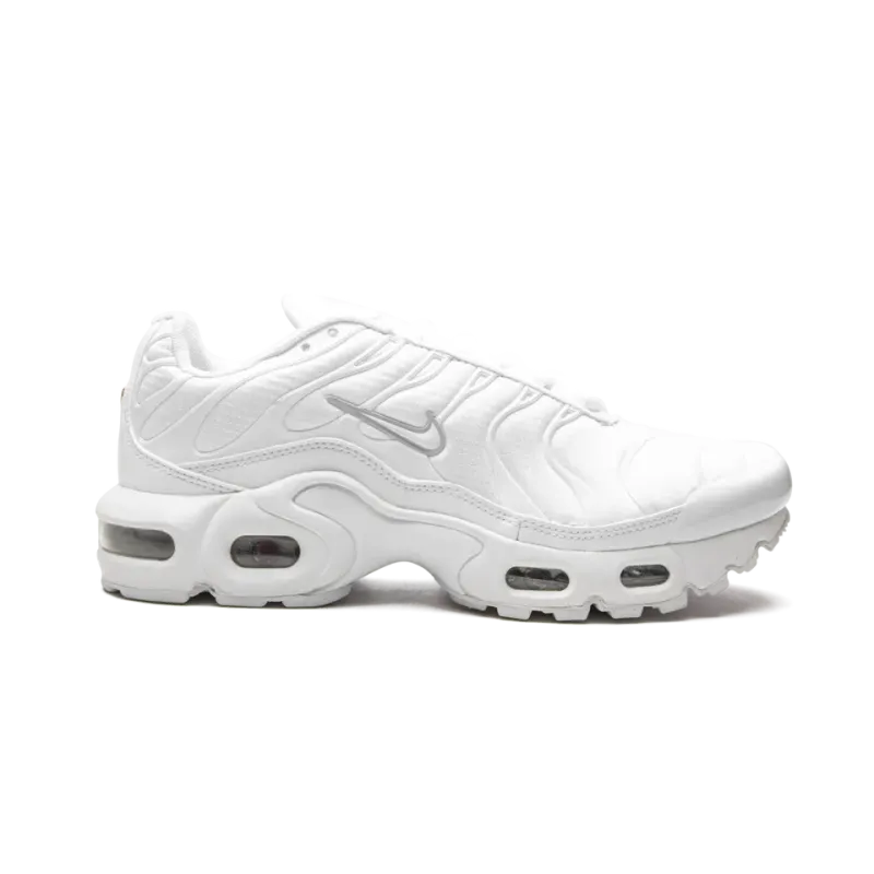 Nike Air Max Plus GS Triple White Grade School