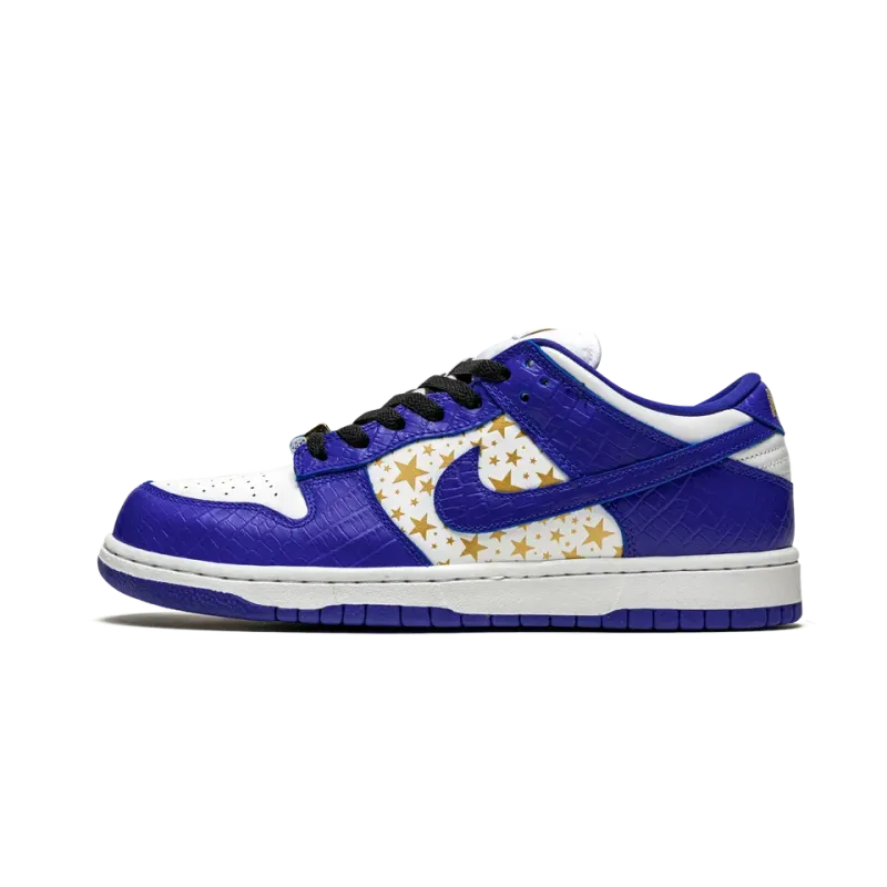 Nike SB Dunk Low Supreme - Stars - Hyper Blue Mens