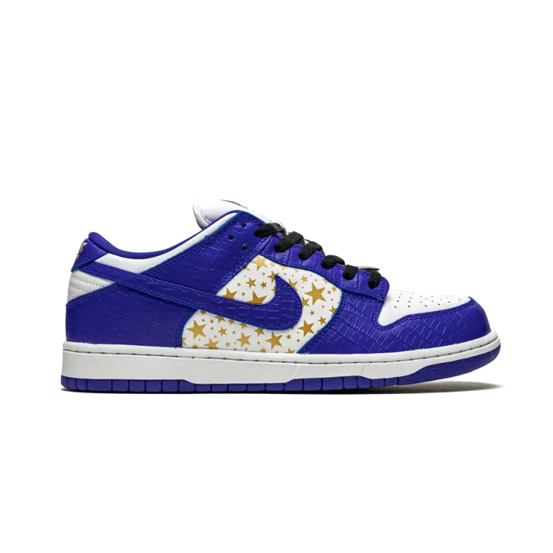 Nike SB Dunk Low Supreme - Stars - Hyper Blue Mens