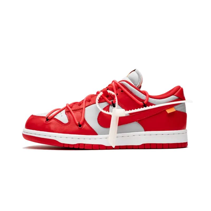 Nike Dunk Low Off-White - University Red Mens