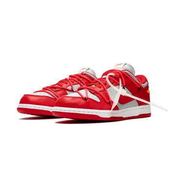 Nike Dunk Low Off-White - University Red Mens