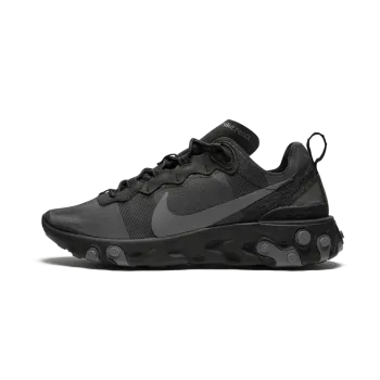 Nike React Element 55 Triple Black Mens