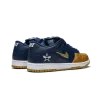 Nike SB Dunk Low Supreme - Jewel Swoosh Gold/Navy Mens