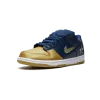 Nike SB Dunk Low Supreme - Jewel Swoosh Gold/Navy Mens