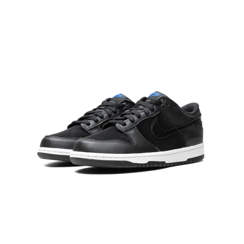 Nike Dunk Low SE GS Black Croc Grade School