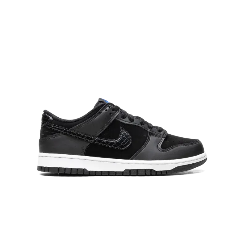 Nike Dunk Low SE GS Black Croc Grade School
