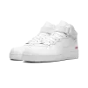 Nike Air Force 1 Mid Supreme - Mini Box Logo White Mens