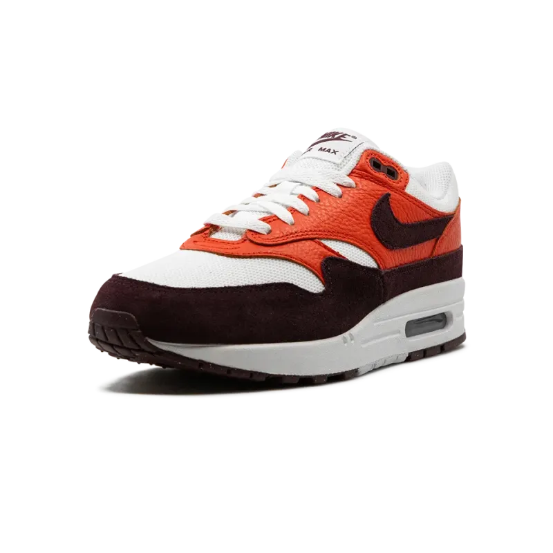 Nike Air Max 1 Burgundy Crush / Picante Red Mens