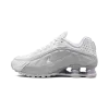 Nike Shox R4 WMNS White Metallic Platinum Womens