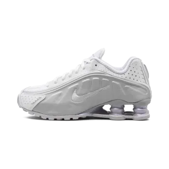 Nike Shox R4 WMNS White Metallic Platinum Womens
