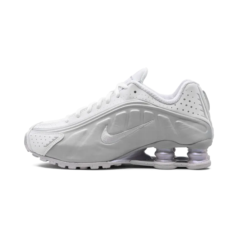 Nike Shox R4 WMNS White Metallic Platinum Womens