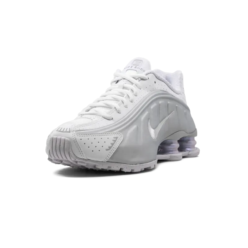 Nike Shox R4 WMNS White Metallic Platinum Womens