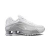 Nike Shox R4 WMNS White Metallic Platinum Womens