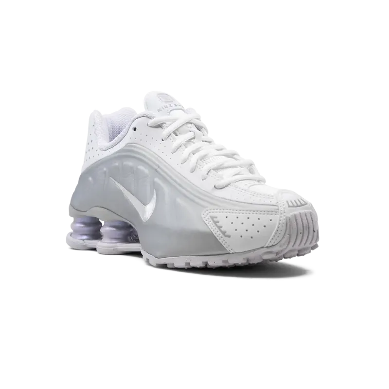Nike Shox R4 WMNS White Metallic Platinum Womens