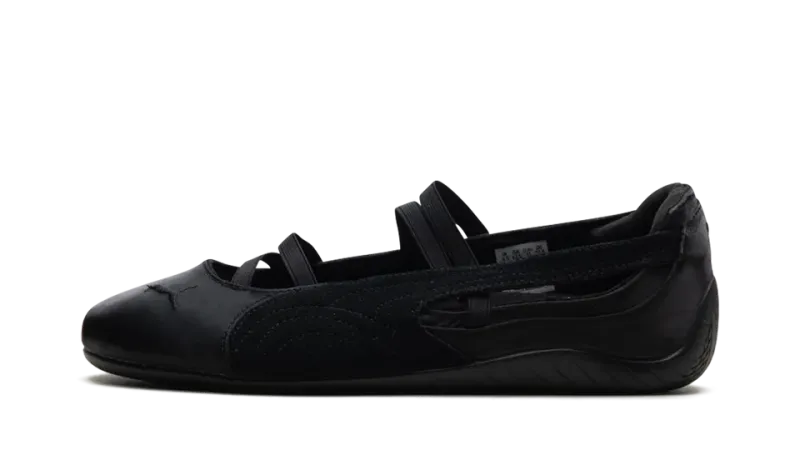 Holiday Chic: Puma Speedcat Ballet Satin WMNS in Black Cool Dark Grey