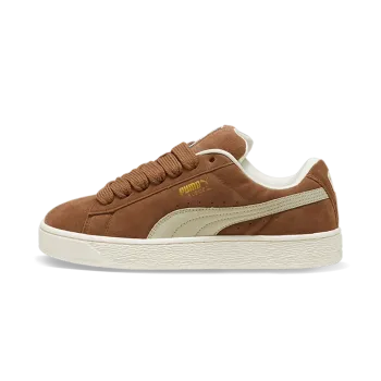 Puma Suede XL Tan White Mens