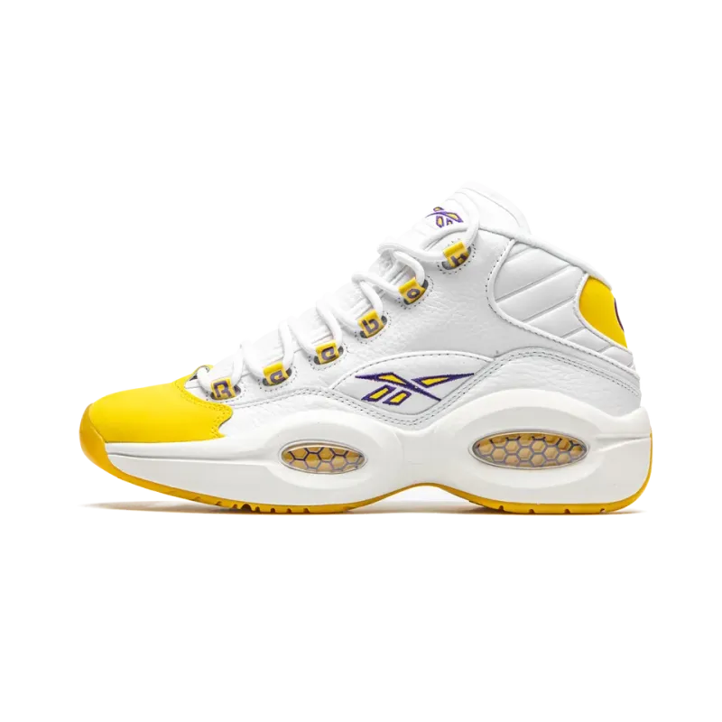 Reebok Question Mid Yellow Toe - Kobe Mens