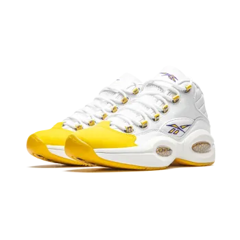 Reebok Question Mid Yellow Toe - Kobe Mens