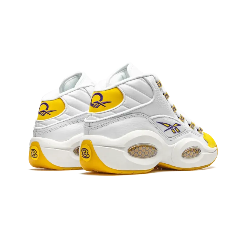 Reebok Question Mid Yellow Toe - Kobe Mens
