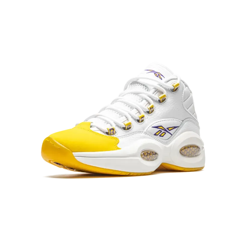 Reebok Question Mid Yellow Toe - Kobe Mens